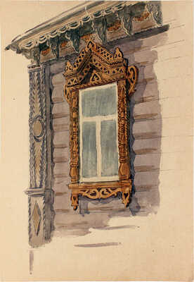 Рыбченкова Лора Борисовна. Эскиз наличника